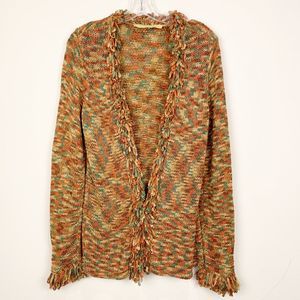 Pour Elle Fall Colors Cardigan Small